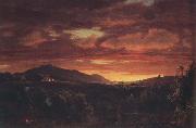 Frederic E.Church Twililght USA oil painting artist